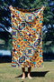 Mijölnir Rug 70 Toalla de Playa Multicolor 70x130 cm 70% Poliéster / 30% Poliamida Tejido Microfilamento